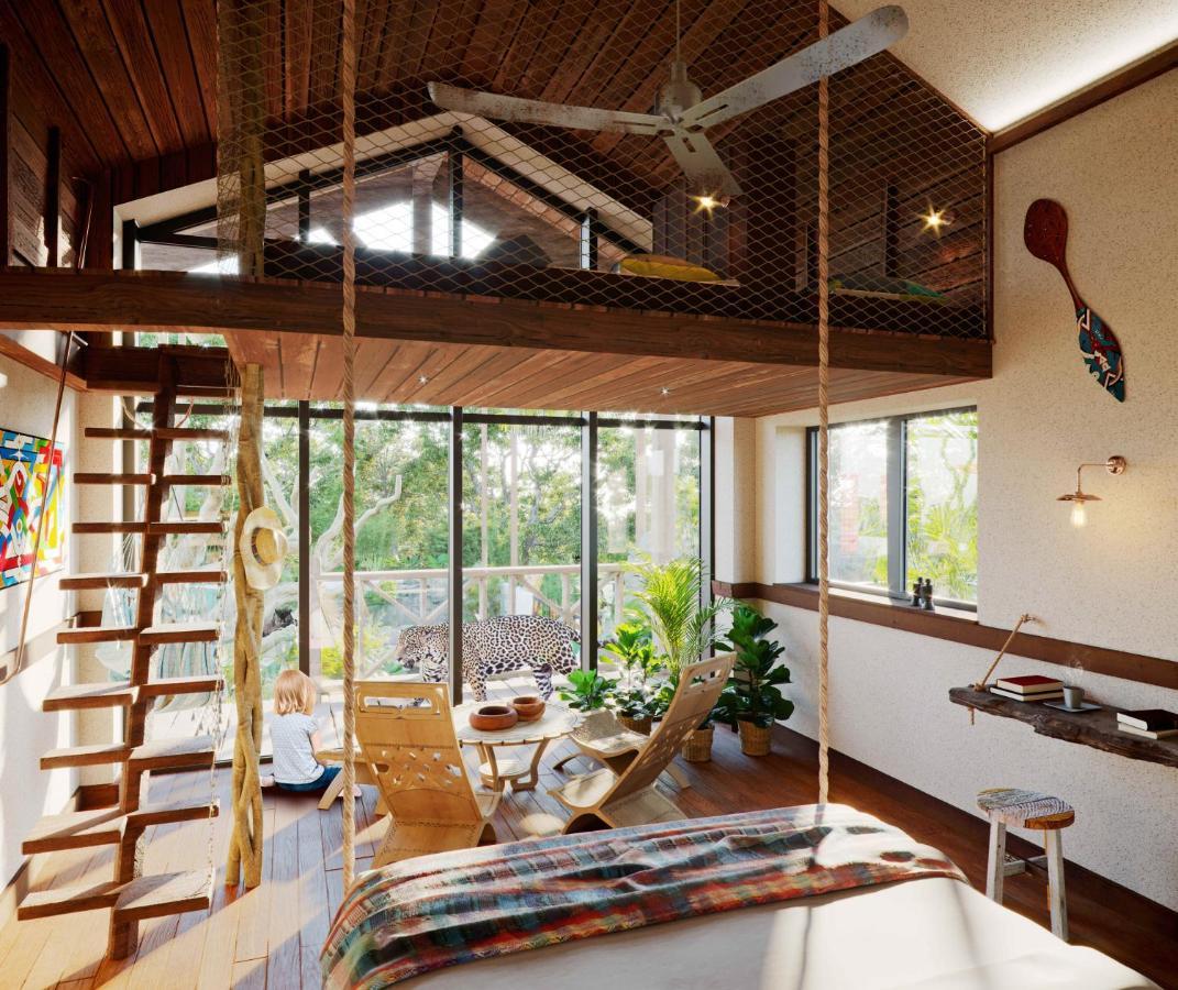 Parrot World - Les Lodges Crecy-la-Chapelle Bagian luar foto