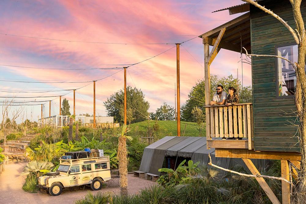 Parrot World - Les Lodges Crecy-la-Chapelle Bagian luar foto